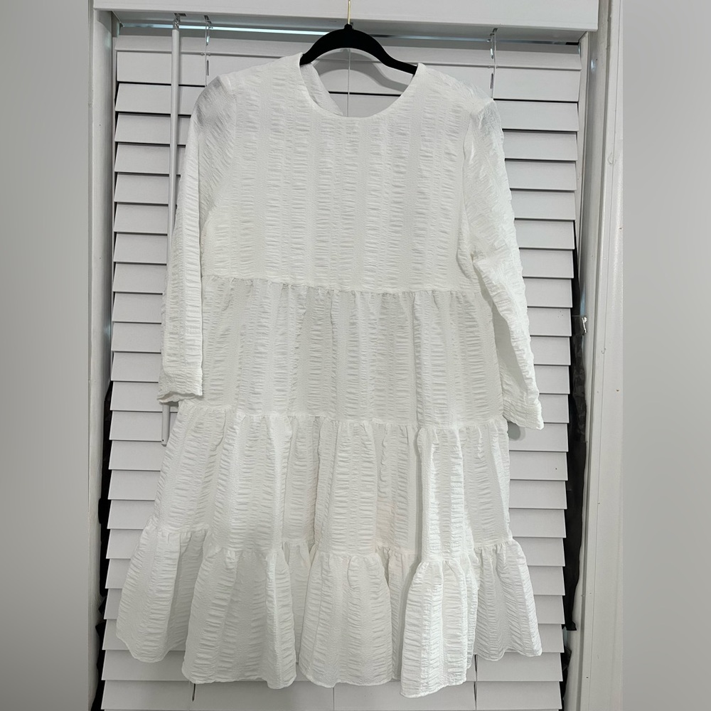 White Zara dress
